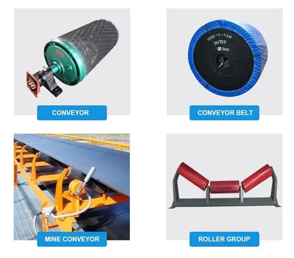 Industrial bulk material conveyor system